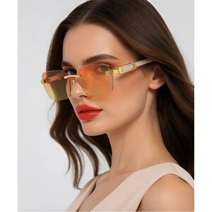 Luxury Sunglasses Women Fashion Gradient Lens Vintage Sun Glasses Aviator UV400